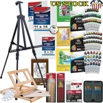 Ultimate 133 Piece Art Set W/ Easels Paint Brushes Canvases Drawing Supplies New. Fixed Price $128.24.