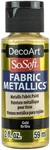 Decoart Sosoft Fabric Metallics Acrylic Paint 2OZ-GOLD. Fixed Price $9.36.