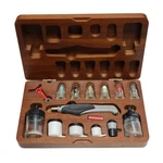 Vintage Testor Aztek Airbrush Set A4709 Walnut Box. Fixed Price $199.95.