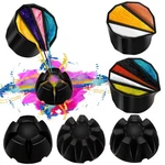 6 Pcs Split For Pouring, Flower Cups, Acrylic Fluid Painting .... Fixed Price $23.84.