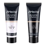 Artecho Professional Acrylic Paint, 4.05 Fl Oz (pack 2), White And Black. Fixed Price $14.76.