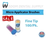 Buy Save More! House Brand Micro Applicator Brushes Fine Tip 100/PK.. Fixed Price $8.38.