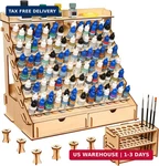Paint Organizer With Brush Holder 105-BOTTLE 6 Miniature Stands. Fixed Price $75.48.