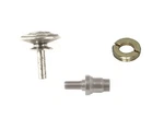 Paasche F-157 Finger Lever Assembly, F-184 Nut, 194 Valve Casing. Fixed Price $24.00.