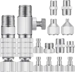 14 Pieces Airbrush Adapter Set Quick Disconnect Fittings Hose Rel. Fixed Price $22.95.
