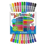 Kwik Stix Thin Tempera Paint Pens 24 Pack Non Toxic Washable Colors. Fixed Price $37.59.
