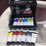 Castle Art Supplies 12 Large 75ML Acrylic Paints Set Tubes 90-100% Full. Fixed Price $53.88.