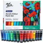 Mont Marte Acrylic Paint Set 24 Colours 36ML, Perfect For Canvas, Wood, Fabri.... Fixed Price $37.96.