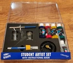 Vintage 1990S Badger 150 Airbrush Student Artist Kit Case Made Usa Createx. Fixed Price $75.00.