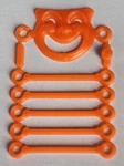1962 Premium Cracker Jack Prize Toy Snap Together Bracelet Happy Face Mask. Fixed Price $9.00.