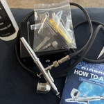 Master Gravity Airbrush Set & 16B Compressor Kit Dual-action Hobby Cake Art. Fixed Price $59.50.