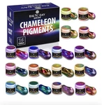 Baltic Day Chameleon 16 Jars Of Holographic Mica Epoxy Resin Color Pigment. Fixed Price $17.99.