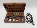 Aztek Testors Airbrush Set A4709 In Walnut Box (untested). Fixed Price $69.99.