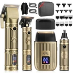 Bomxin Hair Clippers For Men Professional, T-blade Barber And Gold. Fixed Price $165.99.