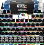 Pouring Masters 48 Color Metallic Ready To Acrylic Paint Set, 2OZ B. Fixed Price $124.99.