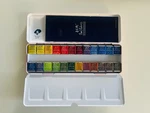 24 Colors Paul Rubens Watercolor Paint Artist Grade Solid Cakes Travel Pocket. Fixed Price $48.00.