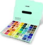Himi Gouache Paint Set, 112 Colors X 12G Twin Jelly Cup Design With Portable Cas. Fixed Price $89.99.