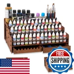 Ophir Paint Storage Wooden Organizer 98 Holes DIA.1.02 Inches For. Fixed Price $61.77.