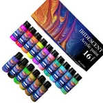 Iridescent Acrylic Paint Set Of 16 Chameleon Colors 60ML 2 Oz Bottles High Vi.... Fixed Price $40.24.