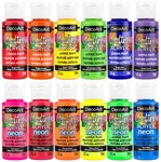 Decoart DASK396 Acrylic Oz 12 Count Brights 24 Fl (pack Of 1), Yellow. Fixed Price $27.52.