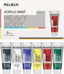 Heavy Body Acrylic Paint - Basic Satin Finish X 60ML (2 Oz) Primary Color. Fixed Price $28.99.