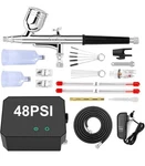 Gocheer Airbrush Kit With Compressor, 48 Psi Open Box. Fixed Price $79.99.