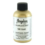 Angelus Leather Paint 4 Oz Pearl 18K Gold. Fixed Price $23.31.