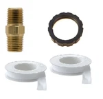 Iwata Airbrush: 012-001 1/4" To Fitting 012-105 Mounting Nut 012-012 Teflon. Fixed Price $35.00.
