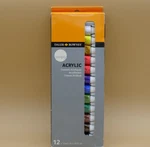 New Daler Rowney Acrylic Paint Tubes 12ML Multiple Colors. Fixed Price $12.80.