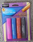 Sargent Art 93-2104 Tempera Paint Stick Blister Pack,pink/blue/orange/brown. Fixed Price $7.00.