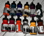 Liquitex Professional Acrylic Ink 1-OZ (30ML) Jars Lot 12. Fixed Price $89.99.