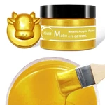 Matio Acrylic Metallic Gold, 120ML Pearlescent Effect Paint, Non T.... Fixed Price $14.85.