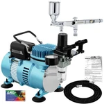 Master SB86 Fine Detail Control Side Feed Gravity Airbrush Set, Compressor. Fixed Price $109.99.