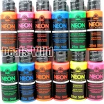 1 Neon Fluorescent Glow Blacklight Acrylic Paint 2OZ. Fixed Price $10.45.