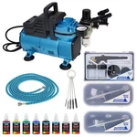 Master Airbrush Super Cool Runner Dual Fan Compressor 3 System Kit. Fixed Price $179.99.