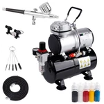 Airbrush Kit Compressor AS186K Gun Hose Cleaning Paints Timbertech. Fixed Price $179.99.
