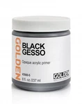 Black Gesso By Golden, 8 Fl. Jar, Professional Acrylic Oz.,. Fixed Price $31.96.
