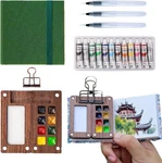 Aimery Watercolor Paint Set Travel, Portable Small Miniature Pocket. Fixed Price $27.75.