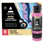 Arteza Acrylic Pouring Paint Set, 8 Pastel Colors, 4 Oz Bottles, High-flow, No-m. Fixed Price $55.64.