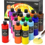 Shuttle Art Acrylic Paint 15 Colors Large Bottle Set 473ML/16OZ. Fixed Price $68.41.