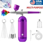 Portable Compressor Airbrush Kit For Painting Nail Art Tattoo And Spray Gun. Fixed Price $13.99.