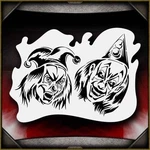 Clowns 6 Airbrush Stencil Template Paint Airsick. Fixed Price $14.99.