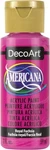 Decoart Americana Acrylic Paint 2OZ-ROYAL Fuchsia Semi-opaque. Fixed Price $8.33.