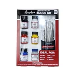 Angelus Leather Paint Basics Kit 5 Colors Oz Brushes Preparer 11 Pi.... Fixed Price $67.49.