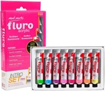 Mont Marte Fluro Acrylic Paint Intro Set 8 Piece. Fixed Price $15.95.