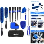 12PC Car Wheel Rim Cleaning Brush Kit Tire Detail Set Microfiber Wash Mitt Wand. Fixed Price $31.95.