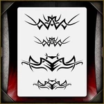 Tribal 7 Airbrush Stencil Template Airsick. Fixed Price $14.99.