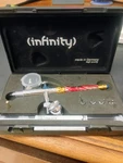 Harder & Steenbeck- Giraldez Infinity Cr Plus Combo 2-IN-1 Needle Airbrush. Fixed Price $325.00.
