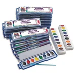 S&s Worldwide Splash! Watercolor Mega Pack, 8-COLOR Trays, Includes 24 Pai. Fixed Price $29.19.