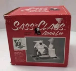 Vtg Annie Lee Sass Class Sadies Relief Figurine W/ Box Art 6024. Fixed Price $151.20.